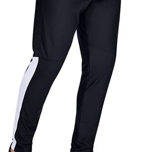 Under Armour Men's UA Twister Pants (Black/White - 001, Large)